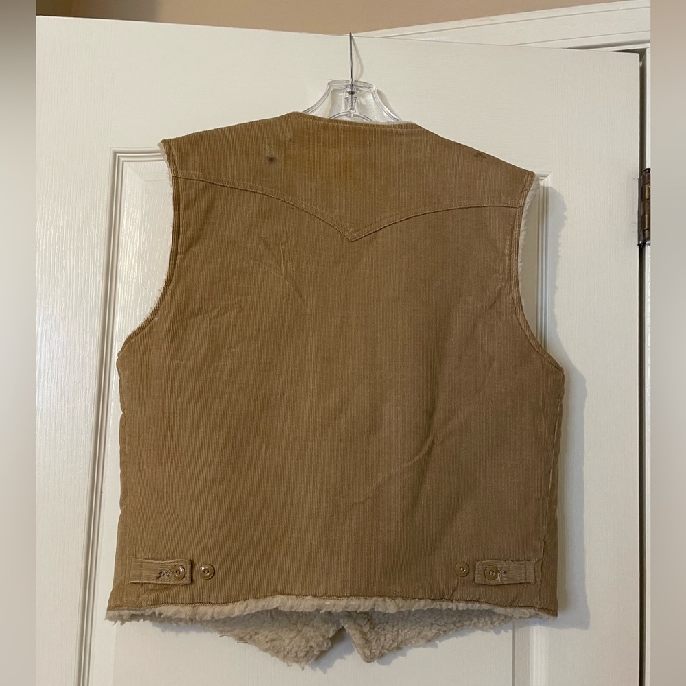 Vintage 70s Lee Storm-Rider Corduroy Sherpa Lined… - image 3